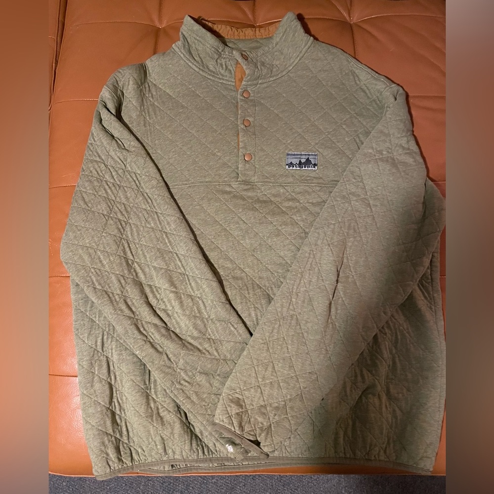 Men’s XL Patagonia 40th Anniversary Limited Edition Quilted 1/4 Button